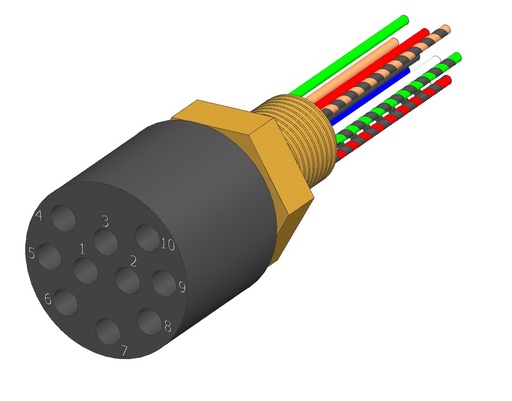 Connector BH10F NMS standard